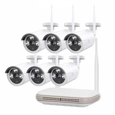 China NIGHT VISION 6ch WiFi Kit 3.0 MP wifi IP Camera P2P CCTV Security Surveillance System CCTV Nvr Kit Wireless Wifi for sale