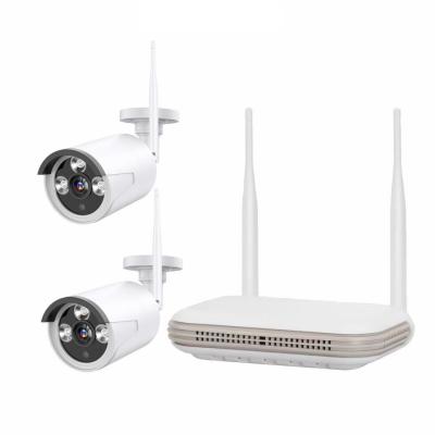 China NIGHT VISION Kit 2ch WiFi IP Camera P2P CCTV Security Surveillance System CCTV Nvr Kit Wireless Wifi for sale