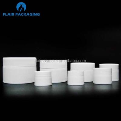 China Skin Care Cream Plastic Round Bottom Cosmetic Jar for sale