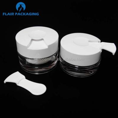 China Hot Selling Skin Care Cream Face Cream Cosmetic Jar With Spoon for sale