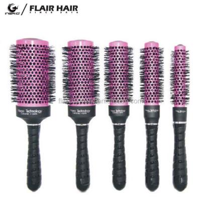 China Private Label Round Thermal Round Different Sizes Hair Straightener Brush For Personal Care for sale