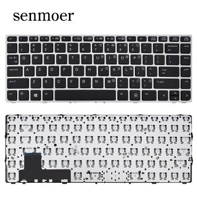 China Wholesale Laptop Wireless Keyboard For HP Elitebook 9480M Folio 9470M With Silver Frame No Dot US Keyboard for sale