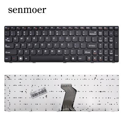 China Laptop Capacitive Keyboard For Lenovo Ideapad B570 B580 B585 B590 B575 V570 Z570 Z575 Notebook Repair Laptop Replacement Keyboard Factory for sale