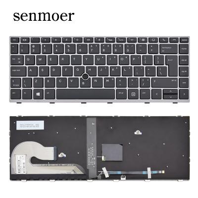 China Laptop plug and play keyboard for HP EliteBook 730 G5 745 G5 745 G6 840 G5 846 G5 840 G6 846 G6.ZBook 14u G5 with backlight for sale