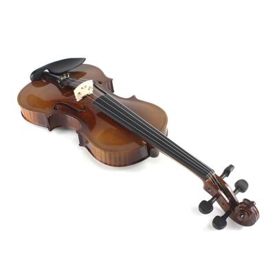 China Handmade Plywood Standard Flamed Plywood Violin For Beginner for sale