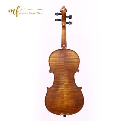 China Nice flawless solidwood flame violin made in china for sale