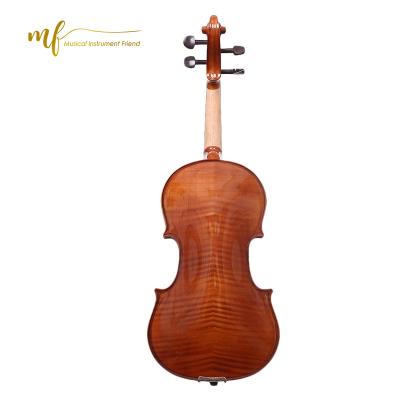 China Solidwood Flawless Wholesale Student Flamed Violin Stringed Instruments for sale