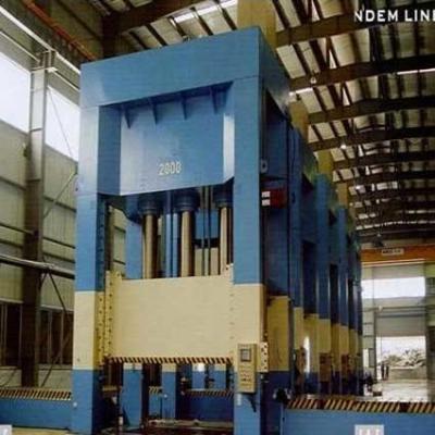 China Plastic Materials Straight Side Press , 2000 Ton Hydraulic Press Equipment for sale