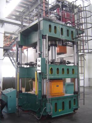 China Compact  1000T Hydraulic Oil Press , Double Action Hydraulic Drawing Press for sale