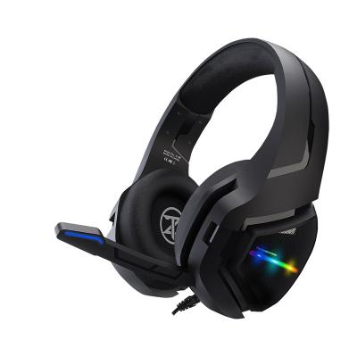 China Earphone Technozone Gaming Headsets With MIC LED Lights 3.5 Jack Gamer Computer Gaming Headphone For PS4 for sale