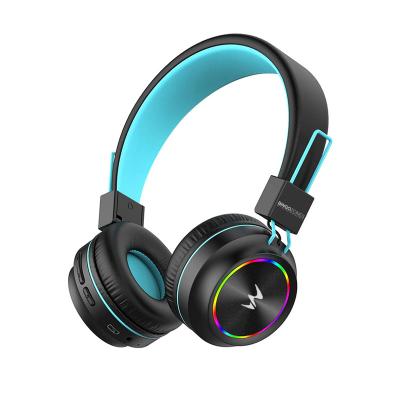 중국 10M/33ft Bingozones LED Light Wireless Headphones Foldable Music Bass Stereo Headphones With Microphone TF Card 판매용