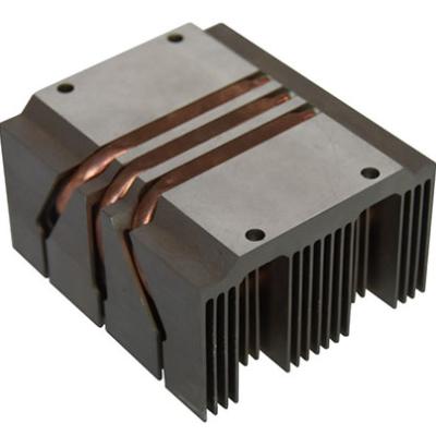 China Aluminum Thermal High Bay Customs Big Lead Heat Sink With Copper Heat Pipe Radiator 100w 300w 400W 600W For Power Supply for sale