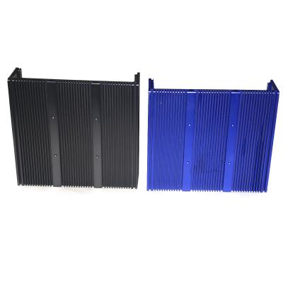 China Decorations Coil Photovoltaic Controller Power Supply Radiator Shell Cover Extruded Aluminum Alloy Profile Machined Radiator Enclosure Case for sale