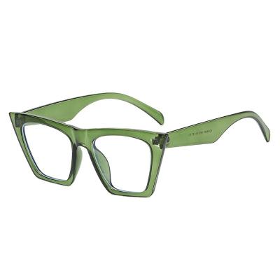 China Blue Light Blocking Eyeglasses Glasses Frames Optical Glass Square Computer Reading Glass Retro Frames for sale