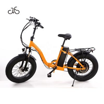 China NEW design standard 20 inch fat tire folding ebike factory supply with big power electric bicycle for sale