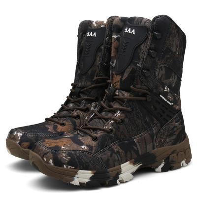 China Camouflage Outdoor Hiking Shoes Waterproof  Hiking Hunt Shoes en venta