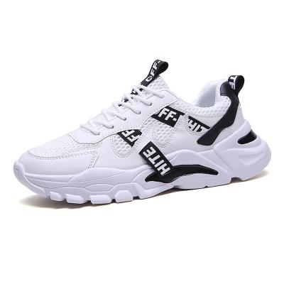 China Custom Sports Flats Sepatu School Shoes White Casual Sneakers for sale