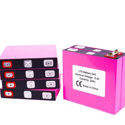 China Toys 2.4V 2.3V 20Ah LTO lithium titanate battery with long life cycle for 12V LTO battery pack DIY High Quality Toshiba Lto Cells for sale