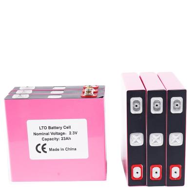 China Toys High Energy Toshiba 2.3V 23ah Lithium Titanate Battery 2.3V20ah Lto Baterie 6c120A 23Ah SCiB cell for sale