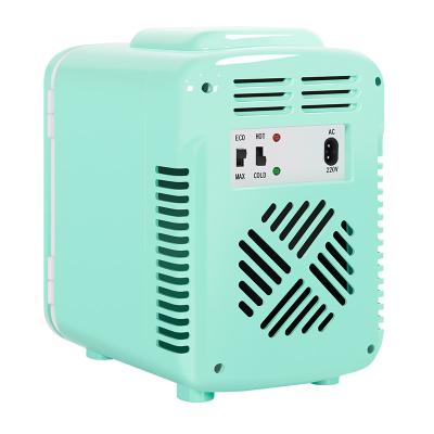 China A Small Beauty Fridge Portable Cosmetic Fridge Pink Makeup Mini Car Fridge For Skin Care for sale