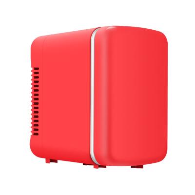 China New Capacity 6L Car Home Beauty THERMOELECTRIC Makeup Cosmetic Compact Small Refrigerator Mini Fridge for sale