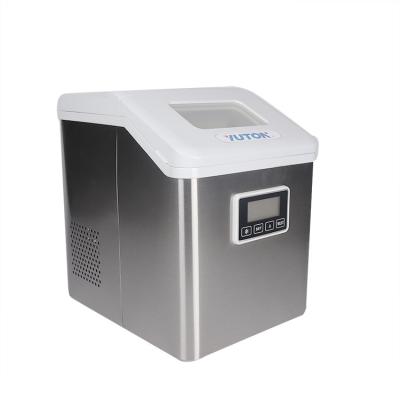 China Hotel Portable Ice Maker 220v High Quality Home Ice Makers Ice Cube Maker With Water Dispenser for sale