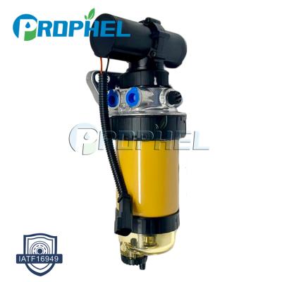 China For Genuine Caterpillar Construction Machinery Excavator Truck Loader Dozer Diesel Fuel Filter Assembly Fuel Water Separator Filter For CAT 233-9856 2339856 BF7906-D BF7906D FS19917 H290WK WK8149 for sale