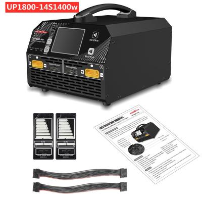 China New The new UP1800-14S1400w dual channel balance charger, suitable for 6S-14S LiPo/LiHv batteries for sale