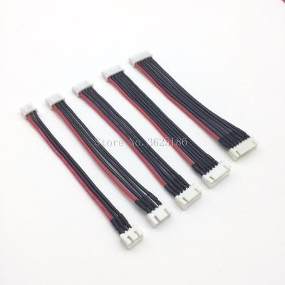 China 5Pcs 150mm 2s-6s LiPo Battery Charging Extension Line/Wire/Connector 22AWG Male and Rocker Silicone Cable 2S 3S 4S 5S6S Female Connection Line for sale