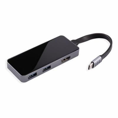 China 4K30Hz DAWN HUB LAPTOP LINK Customized USB C to HDMI-Output+USB2.0+SD+TF+PD for sale