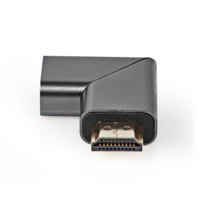 China LAPTOP DAWN LINK 4K 60Hz Gold Plated Left-Angled Aluminum Alloy HDMI Connector for sale