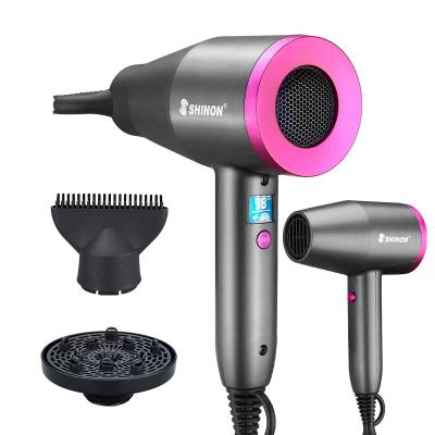 China Professional Hair Salon Equipment DC Motor 2200W LED Display Touch Screen Ionic Hair Dryer for sale