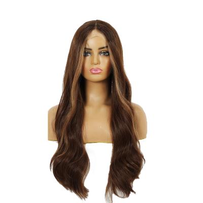 China Synthetic Curly Lace Front Wigs Body Wave Lace Front Wigs Brazilian Hair Wigs Deep Weave for sale