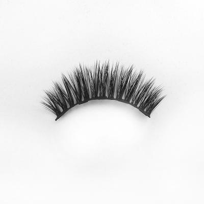 China Feather 2021 Hot ODM Magnetic Stereoscopic Lashes 3D Stereoscopic Artificial Mink Thick Fake Lashes for sale