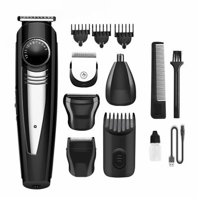 China Newest Hotel Man Shaving Machines Rechargeable Electric Cordless Beard Trimmer Set Professional Barber Hair Trimmer Machine for sale