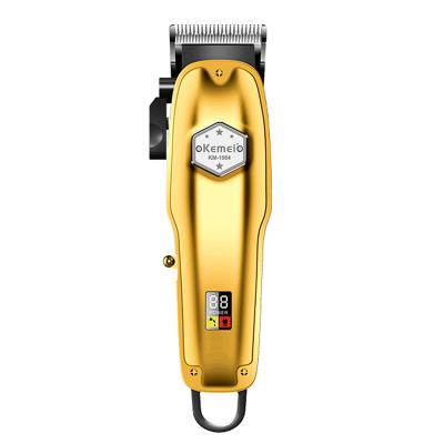 China Kemei kilometer 1984 car metal car electric hair trimmer maquina De de cabello professional rechargeable cortar hair trimmer kemei hair trimmer for sale