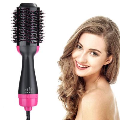 China 2021 Hot Selling Salon 1000W Electric Hair Straightener Professional Hair Dryer Brush 3 in 1 Airbrush Hot for Home for sale