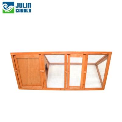 China Breathable Wooden Rabbit Hutch Cage Rabbit Hutch Triagle Stable for sale