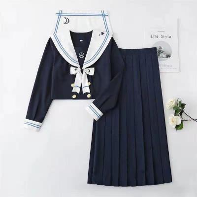 China Cute loose jk style high school skirt 2pcs uniform leisure fashion custom new school uniform blazer for sale