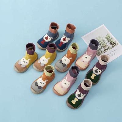 China Anti-skid classic cute animal shoes anti-skid socks cartoon baby pattern cartoon autumn spot unique rubber shoes for sale