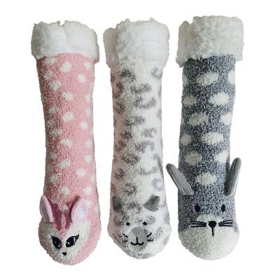 China Factory Price Anti-skid Multicolor Optional Winter Indoor Slipper Socks Winter Christmas Slipper Socks for sale