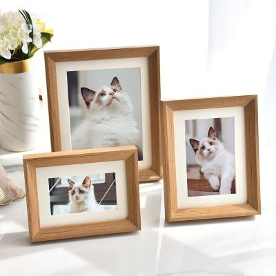 China Diy Decorative Manufacturers Wooden Solid Wood Three-Dimensional Picture Wall Picture Frame Picture Frame Table Photo Frame for sale