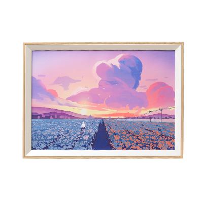 China Solid wood three-dimensional picture frame empty three-dimensional acrylic panel photo oil painting frame picture frame decorative large price pine for sale