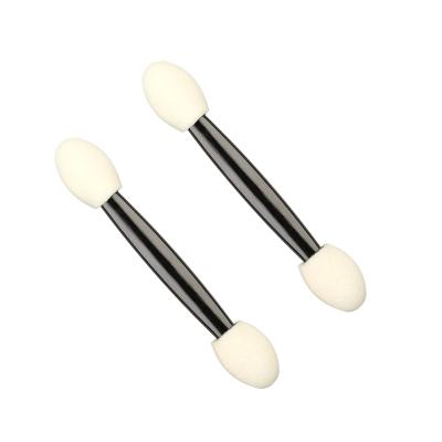 China Mini Dual End Double Sided Makeup Eyeliner or Eyeshadow Sponge Eyeshadow Sponge Applicator Brush for sale