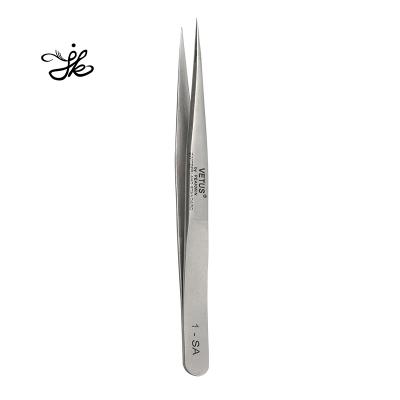 China Eyelash Extension Tools Cleanroom VETUS Metal Tweezers AA-SA SS-SA 00-SA 1-SA 3-SA 3C-SA 5A-SA 5B-SA 6A-SA 7-SA 27-SA Series for sale