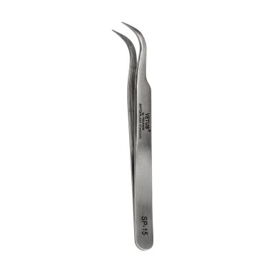 China Vetus Anti-static Cleanroom Cheap Price Eyelash Extension Stainless Tweezers SP-11 SP-12 SP-15 SP-16 Series for sale