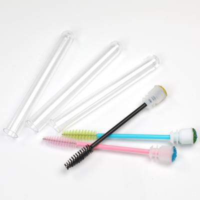 China Spot Brush Crystal Glitter Wands Diamond Hot Sale Eyelash Micro Tube Mascara Disposable Brush for sale