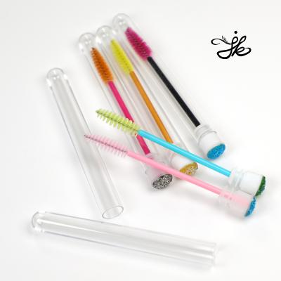 China Eyelash Extensions Eyelash Extensions Applicator Brush Plastic Plastic Tube Mascara Disposable Nylon Magic Wands for sale