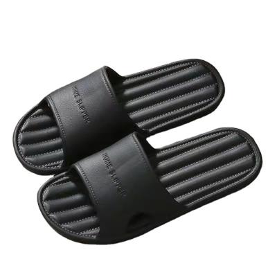 China Fashion Trend Quality Wholesale High Quality Thin Handsome Manufacturers Black Slippers for sale