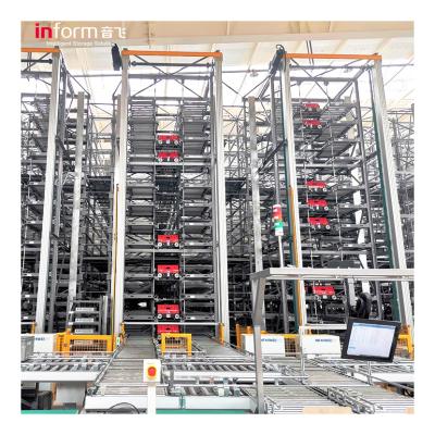 China Corrosion Protection China Customized 4 Way Automated Multilevel Tote Shuttle Storage System for sale